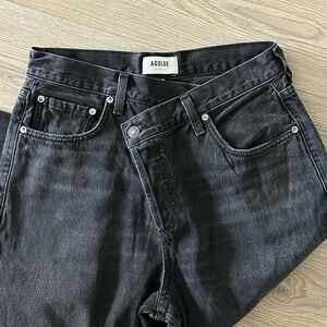 Agolde criss cross jean